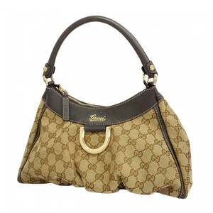 GUCCI Brown Canvas Bag